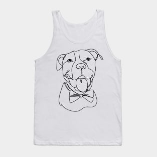 Pitbull brown Tank Top